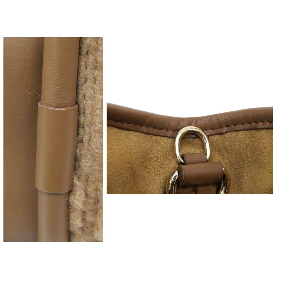 Max Mara（マックスマーラ） テディベア 2WAYバッグ キャメル 【中古