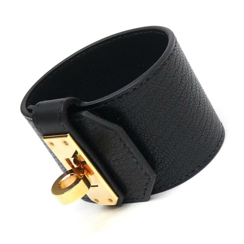 HERMES（エルメス） ケリーツイストGM レザーブレスレット PG金具 B
