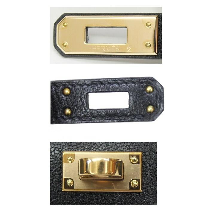 HERMES（エルメス） ケリーツイストGM レザーブレスレット PG金具 B