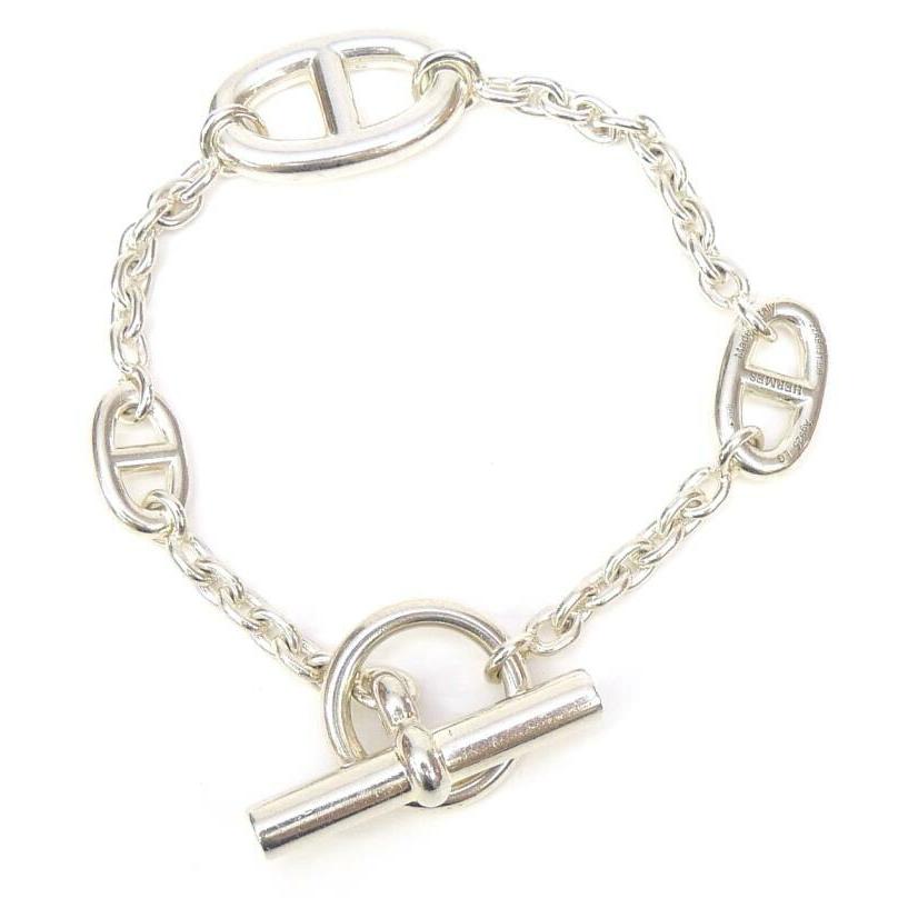 HERMES（エルメス） ブレスレット シェーヌダンクル ファランドール /シルバー/SV925【中古】(67809) : 堀田商事質店 ...