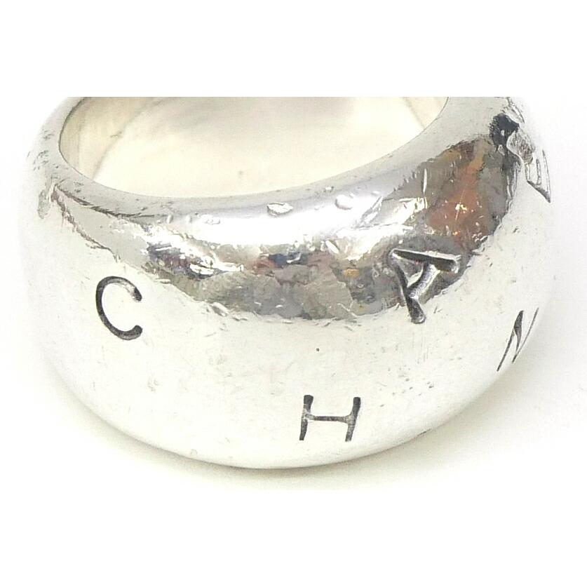 CHANEL（シャネル） 指輪 ロゴ リング /シルバー/SV925【中古】(67891
