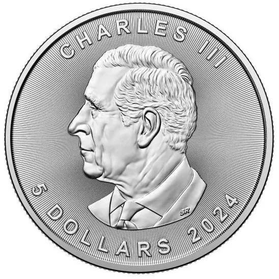 2024年】メイプルリーフ銀貨 1oz 10枚セット クリアケース入り