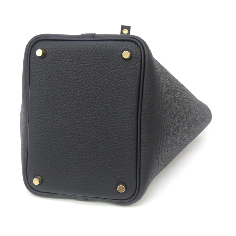 エルメス HERMES ハンドバッグ ピコタンロックPM W刻印 G金具 黒 トリヨンクレマンス(67933)の画像