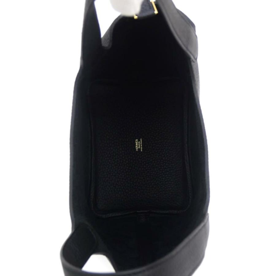 エルメス HERMES ハンドバッグ ピコタンロックPM W刻印 G金具 黒 トリヨンクレマンス(67933)の画像