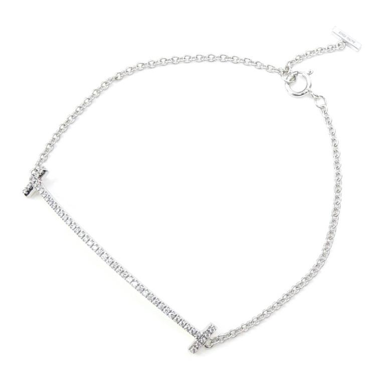 TIFFANY&Co. ティファニー ティファニーTスマイルブレスレット 