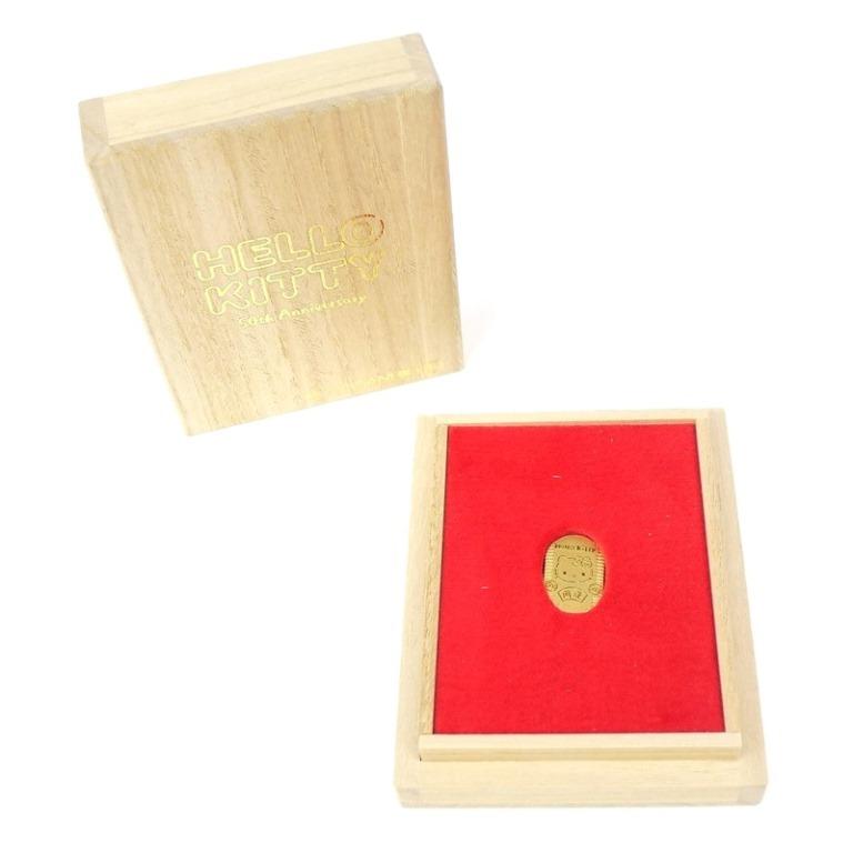 ハローキティ 純金小判 開運小判 50周年限定 3.1g 【中古】(68059 
