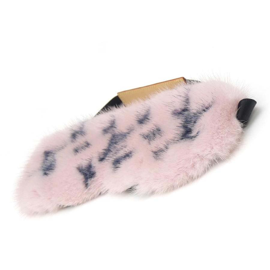 Louis Vuitton ルイヴィトン アイマスク ファー pink ピンク