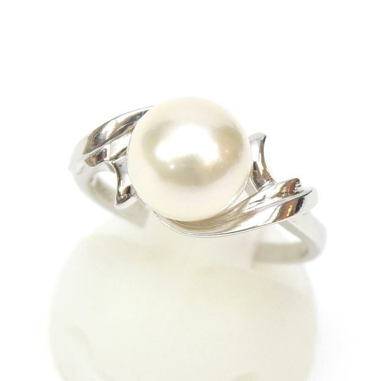 ミキモトMIKIMOTO 14金　真珠リング MIKIMOTO（ミキモト） 指輪 14金 一粒パール リング ＃11 真珠