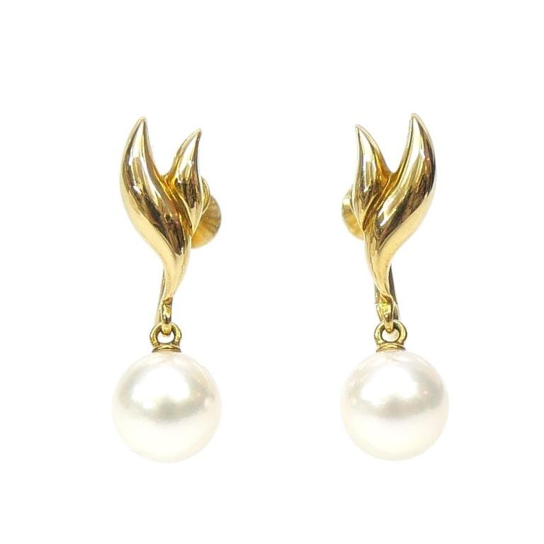 MIKIMOTO ミキモト　バッグ　パール付き MIKIMOTO（ミキモト） MIKIMOTO 18金 パール イヤリング 真珠/ゴールド
