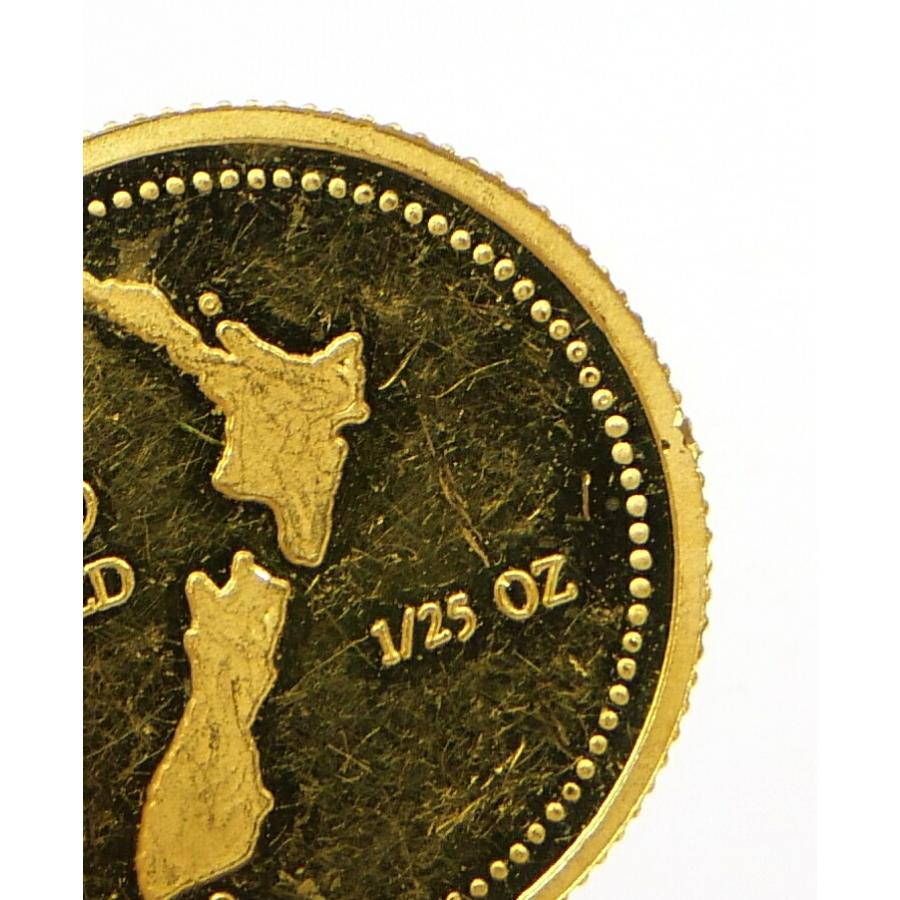 ニュージーランド 金貨 キーウィ 1/25オンス キウイ 【中古】(68474
