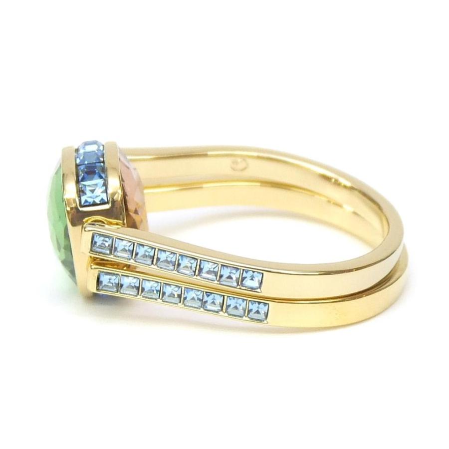 SWAROVSKI（スワロフスキー） 指輪 Chroma リング グリーン/ピンク