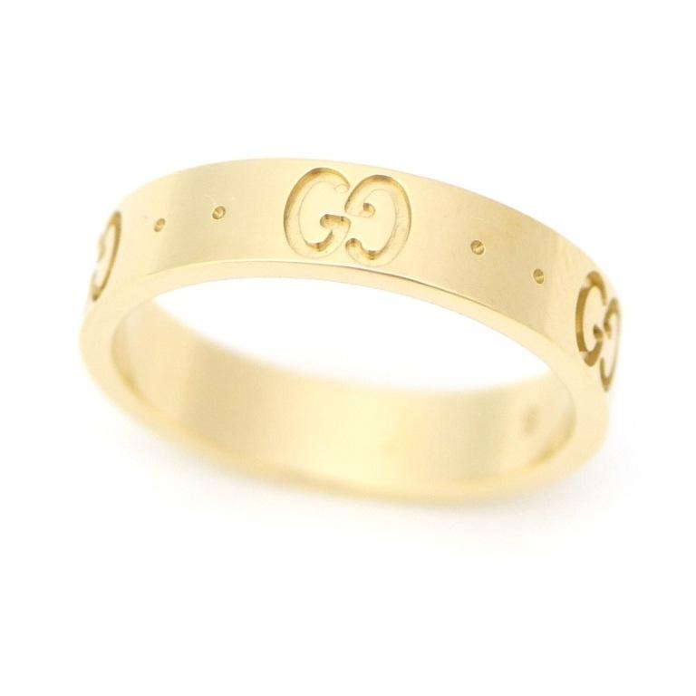 GUCCI（グッチ） 指輪 アイコンリング /ゴールド/K18YG ＃9 【中古