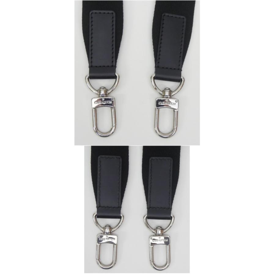専用！美品　ルイヴィトン　ショルダーストラップ　黒　定番 LOUIS VUITTON（ルイ・ヴィトン） ショルダーストラップ ロゴ 黒