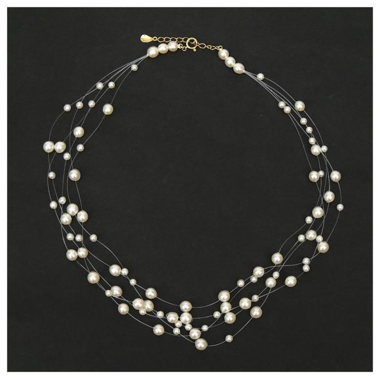 TASAKI（タサキ） シャワーパールネックレス 18金 真珠/ゴールド/K18YG