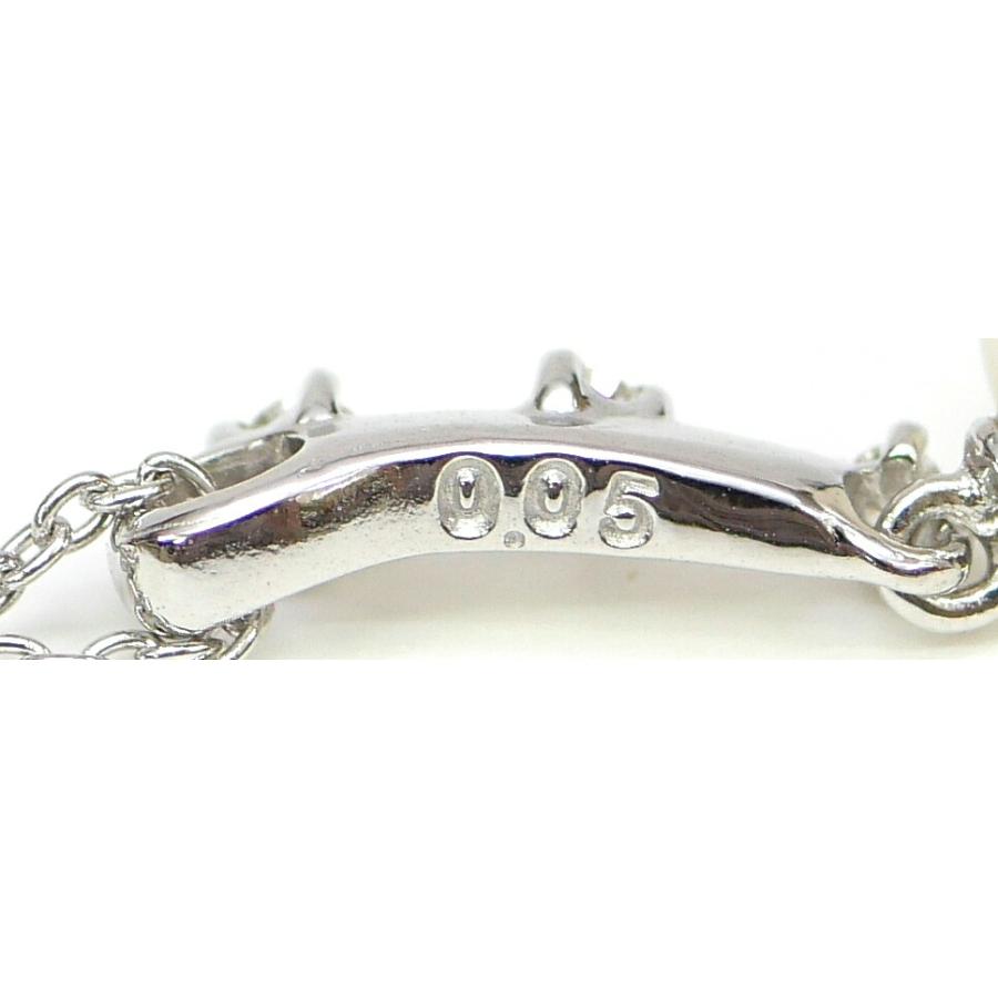 タサキ TASAKI ペンダントネックレス 18金　パール ダイヤモンド 0.05ct 真珠/ホワイトゴールド/K18WG【中古】(68591)_5