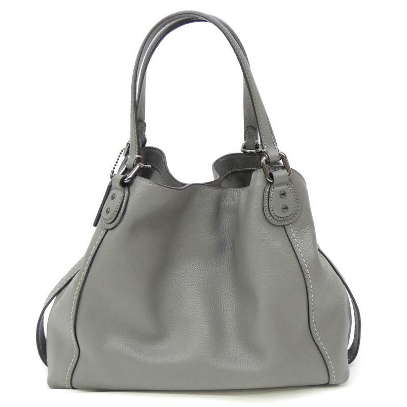 コーチCOACH グレー・ショルダーバック