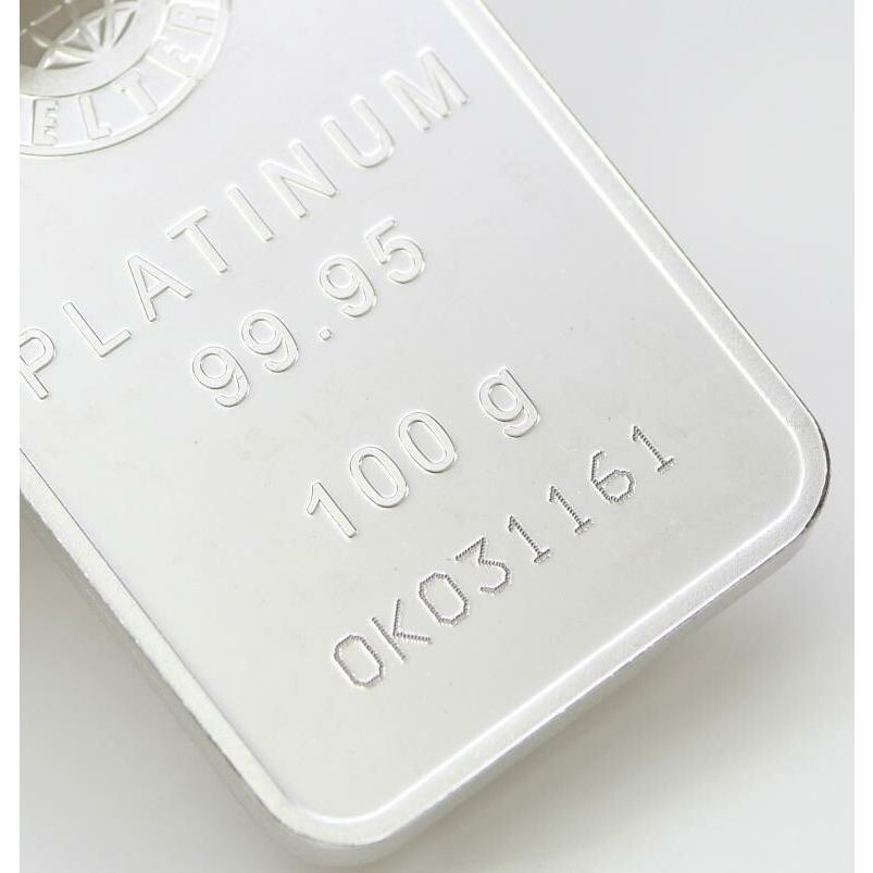 田中貴金属 純プラチナ インゴット プラチナバー ingot 100g(68666
