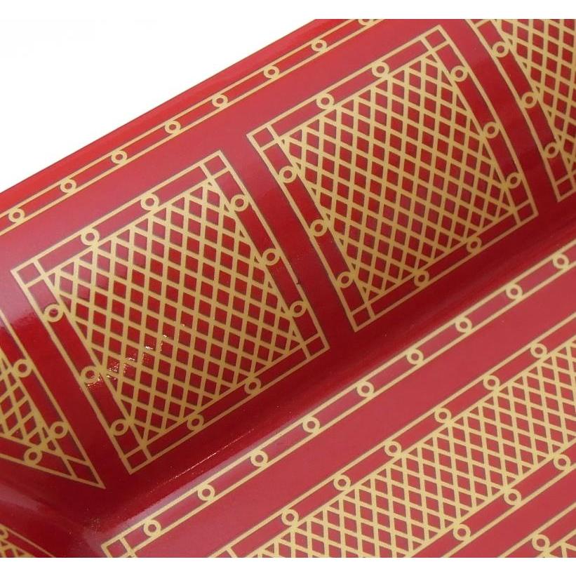 エルメスヴィド・ボッシュ≪エルメス・セリエ≫トレーレッド/ゴールド