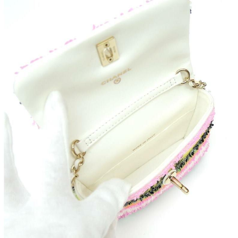 美品⭐︎ シャネル CHANEL スパンコール　ミニ チェーンショルダー　ココ CHANEL（シャネル） チェーンショルダーバッグ ミニバッグ