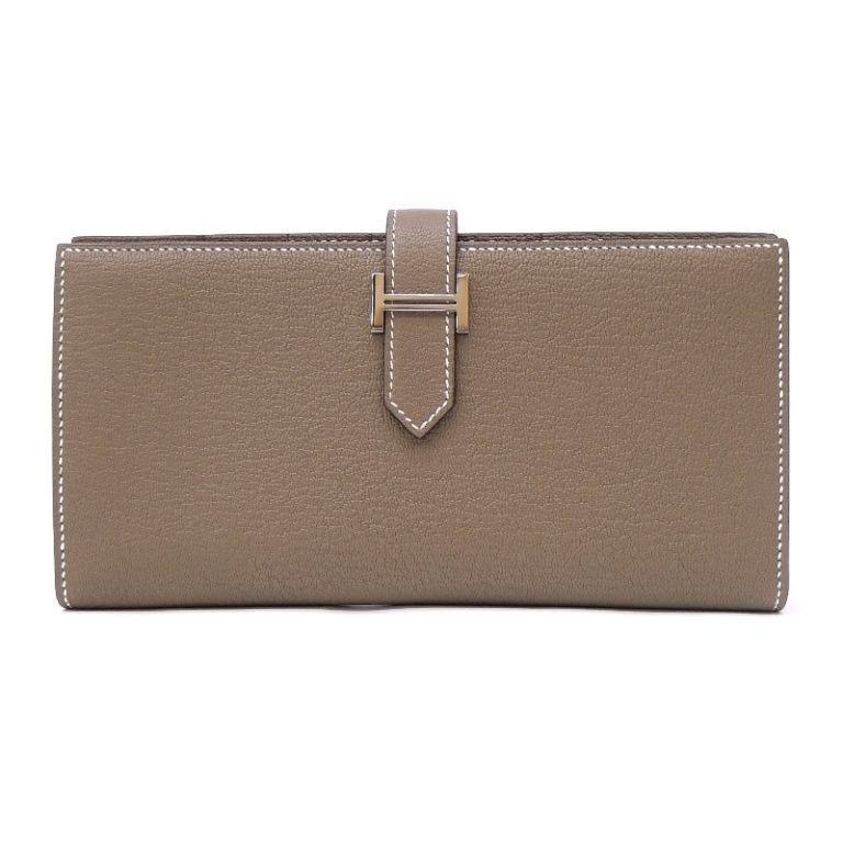 HERMES（エルメス） ベアンスフレ W刻印 SV金具 エトゥープ シェーブル