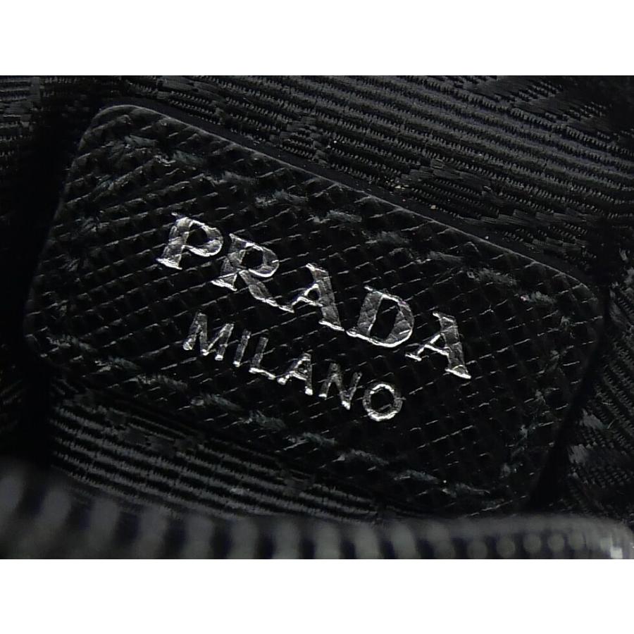 PRADA（プラダ） PRADA Re-Nylon ミニポーチ 1TT119 黒 ナイロン