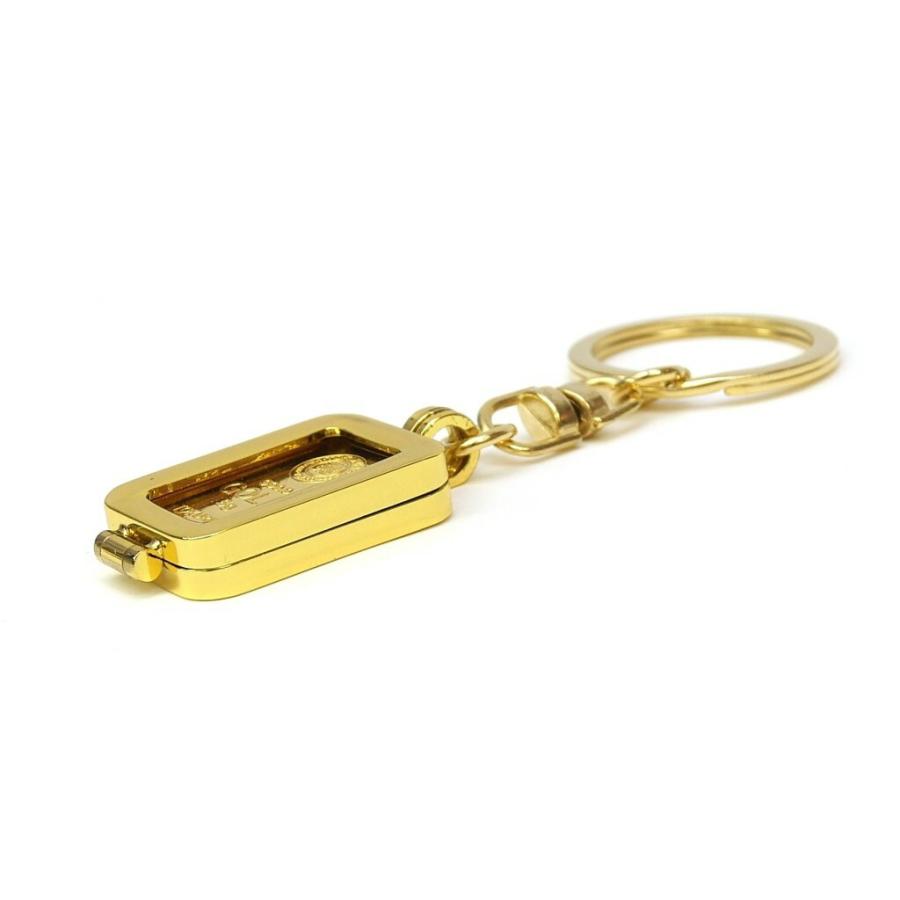 徳力本店 【中古】純金インゴット 5g キーホルダー ゴールドバー ingot