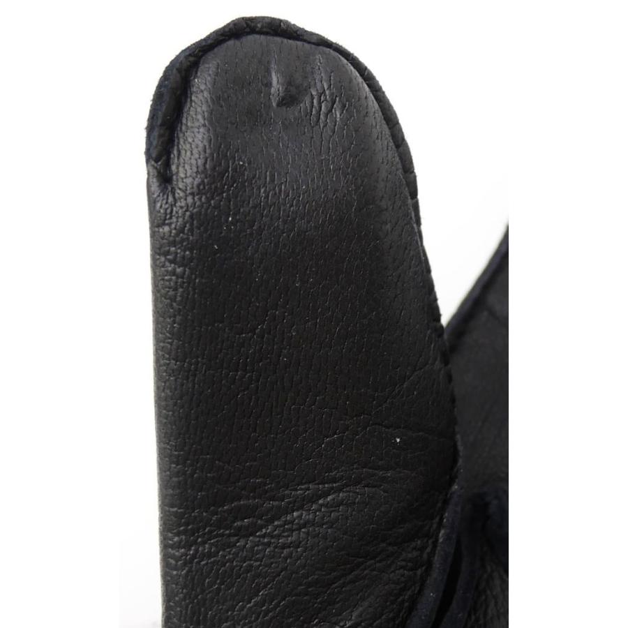 GUCCI（グッチ） レザーグローブ 手袋 シェリーライン 黒 革(69131