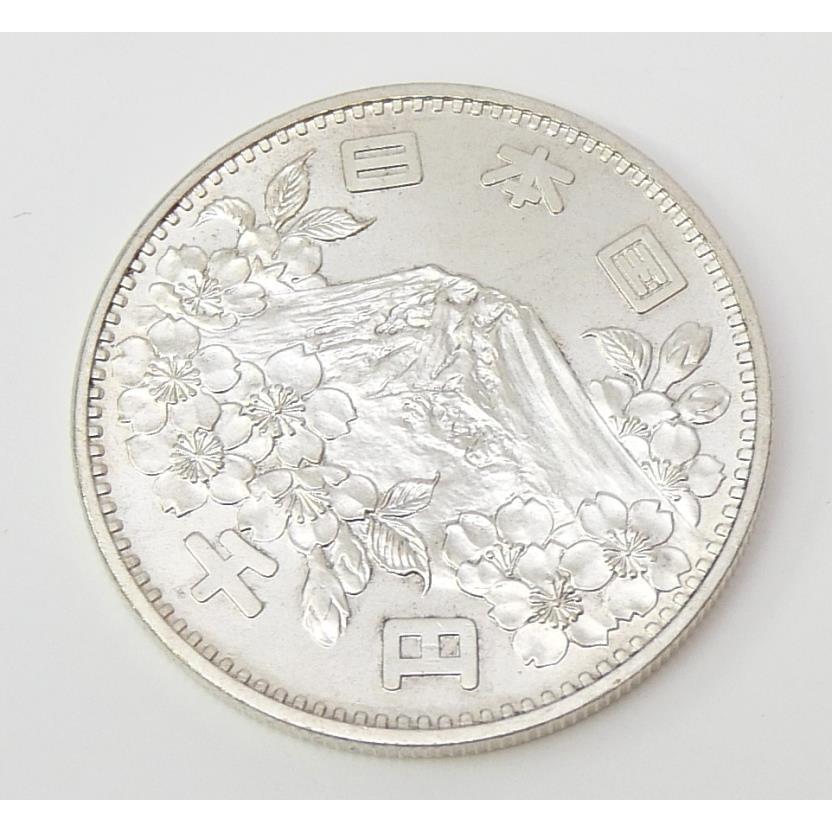 昭和39年 東京オリンピック 1000円銀貨 TOKYO 並品 記念貨幣 記念硬貨