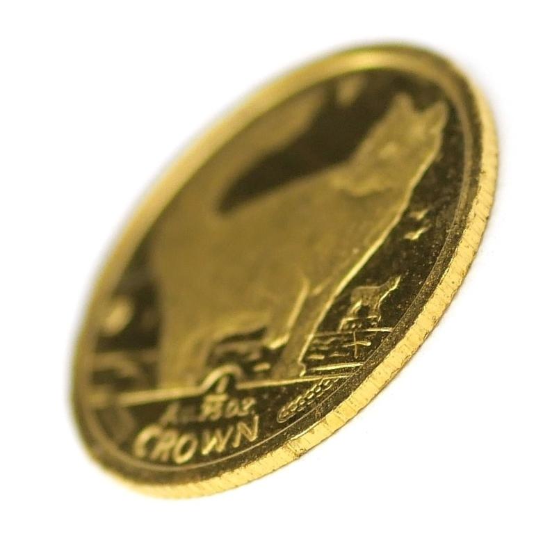 マン島キャット金貨 1/25オンス 1/25oz キャットコイン 1991年 1.2g