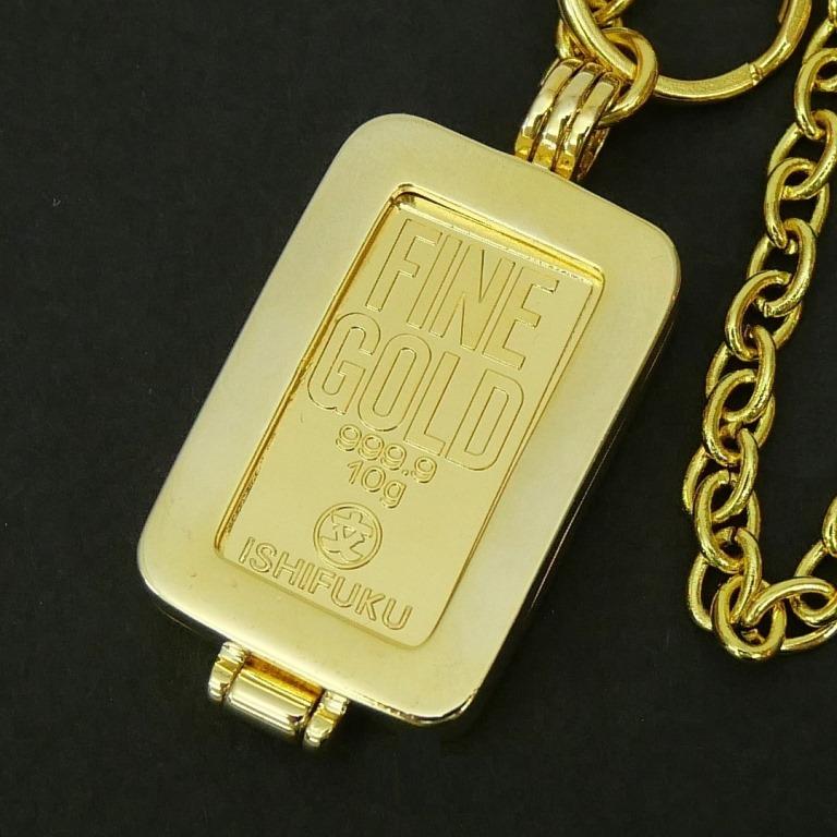 新品】石福金属興業 純金インゴット 10g 選べるキーチェーン