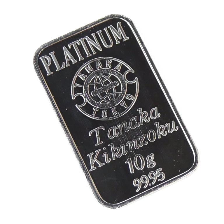 田中貴金属 純プラチナ インゴット プラチナバー ingot 10g 【中古