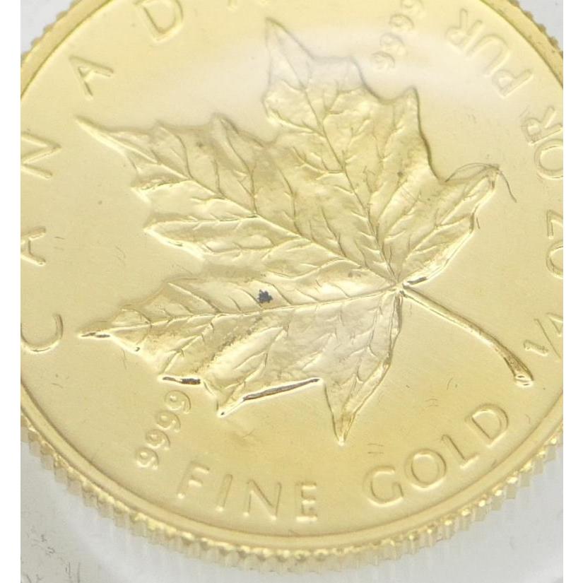 メイプルリーフ金貨 1/4oz メープルリーフ金貨 1/4オンス 1986年