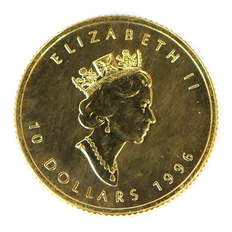 メープルリーフ　金貨　1/4  メイプルリーフ金貨 1/4oz メープルリーフ金貨 1/4オンス 1996年