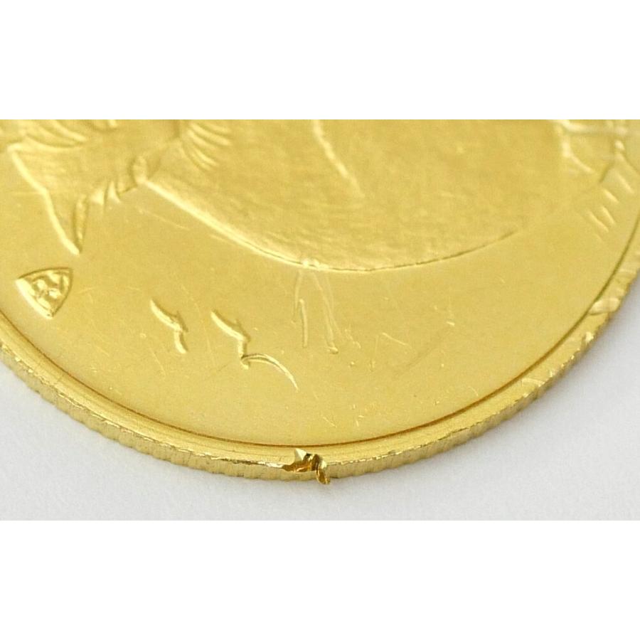 マン島キャット金貨 1/10オンス 1/10oz キャットコイン 1990年 【中古