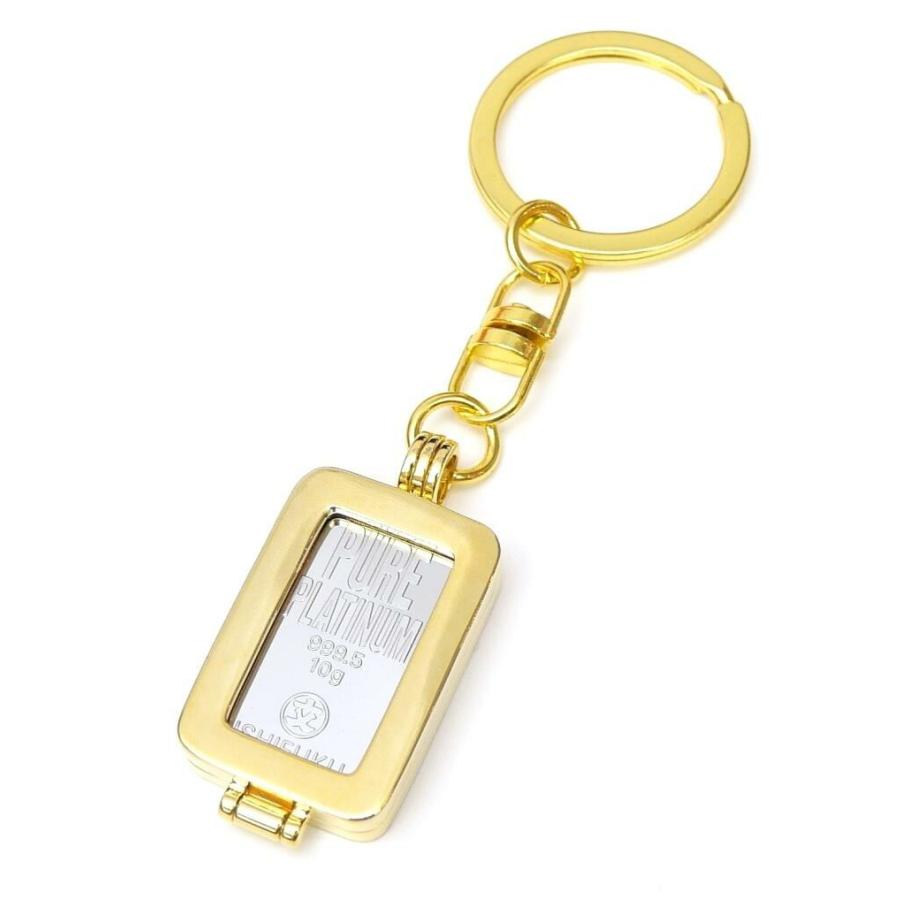 新品】石福金属興業 純プラチナインゴット10g 選べるキーチェーン