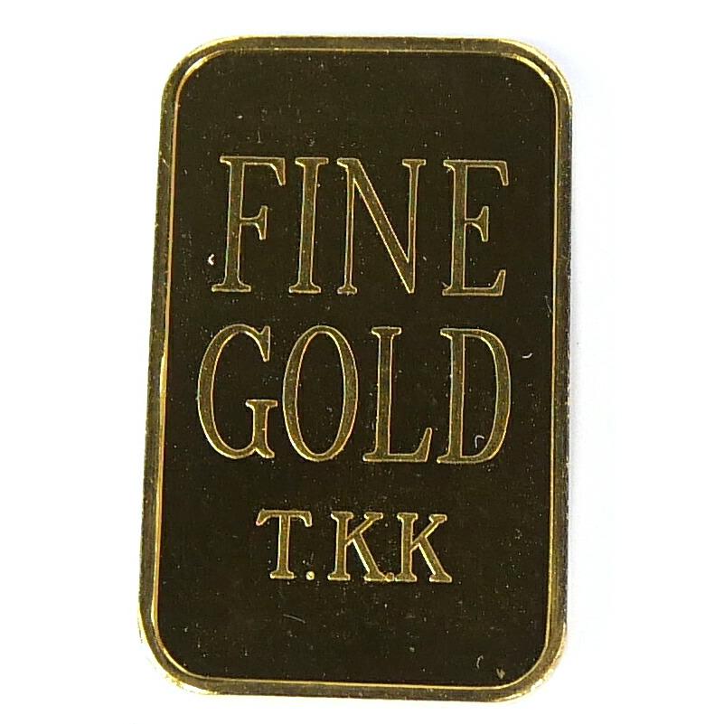 田中貴金属 純金 インゴット ゴールドバー ingot 10g 【中古】(69486