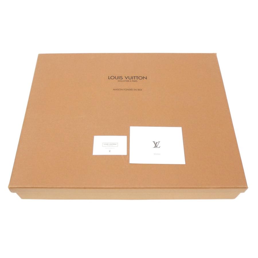 ルイ・ヴィトン LOUISVUITTON ポケット付きマフラー フリンジ 黒 ウール、カシミヤ 【中古】(69502)_11