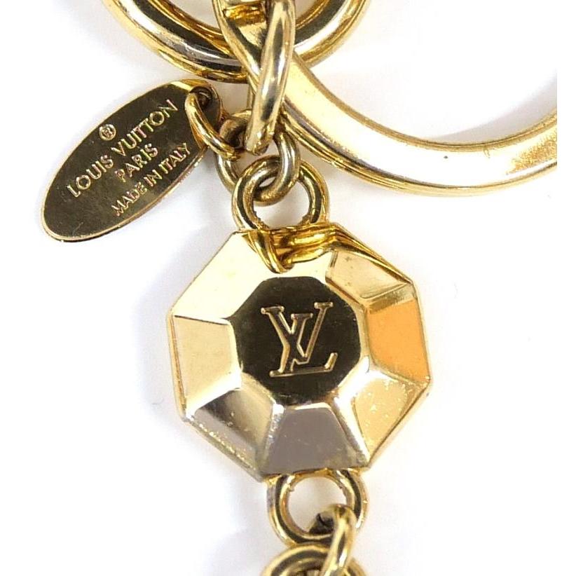 LOUIS VUITTON ゴールド キーホルダー　キーチャーム LOUIS VUITTON（ルイ・ヴィトン） キーホルダー・LV ファセット M65216