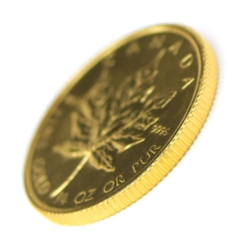 メイプルリーフ金貨 1/4oz メープルリーフ金貨 1/4オンス 1986年