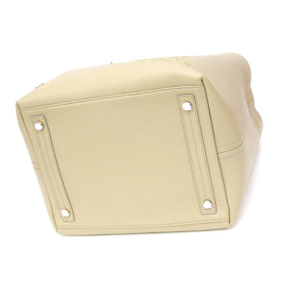 A.D.M.J トートバッグ ベージュ収納袋付き【新品未使用】 ADMJ A.D.M.J. かぶせ付きハンドトートバッグ ベージュ レザー(69545