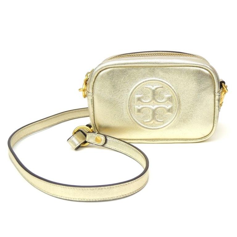 トリーバーチ TORY BURCH ペリー ボンベ ミニバッグ ショルダーバッグ ゴールド 【中古】(69553) TORY BURCH（トリーバーチ） ペリー ボンベ ミニバッグ ショルダー
