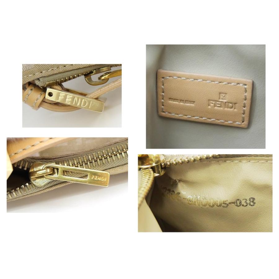 FENDI（フェンディ） アクセサリーポーチ ハンドバッグ ズッキーノ