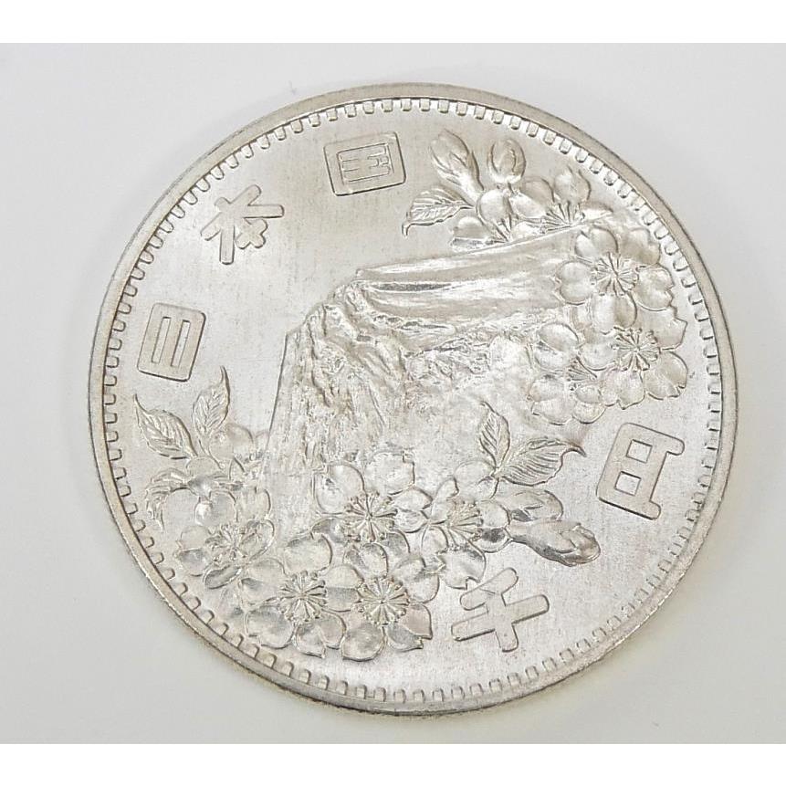 昭和39年 東京オリンピック 1000円銀貨 TOKYO 並品 記念貨幣 記念硬貨