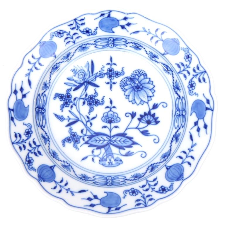 お値下げしました ◆新品未使用マイセン ブルーオニオン メッシュプレート 大皿 マイセン MEISSEN ブルーオニオン プレート 皿 【中古】(69622) : 堀田