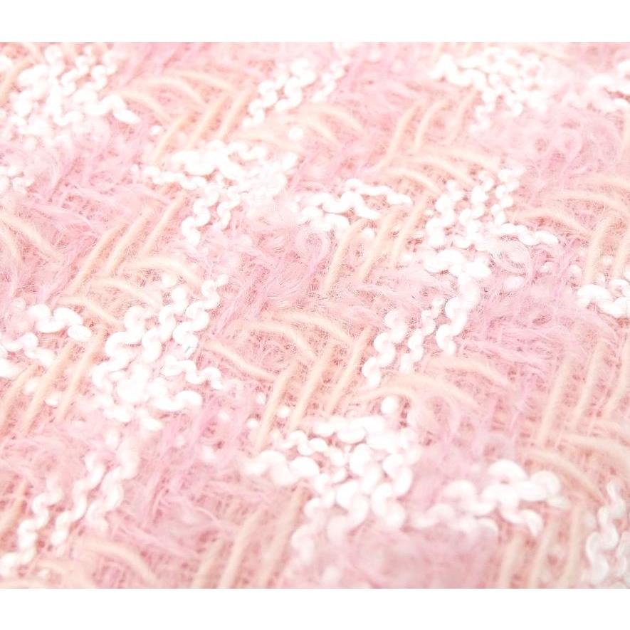 CHANEL（シャネル） ツイードタイトスカート ピンク 【中古】(69640