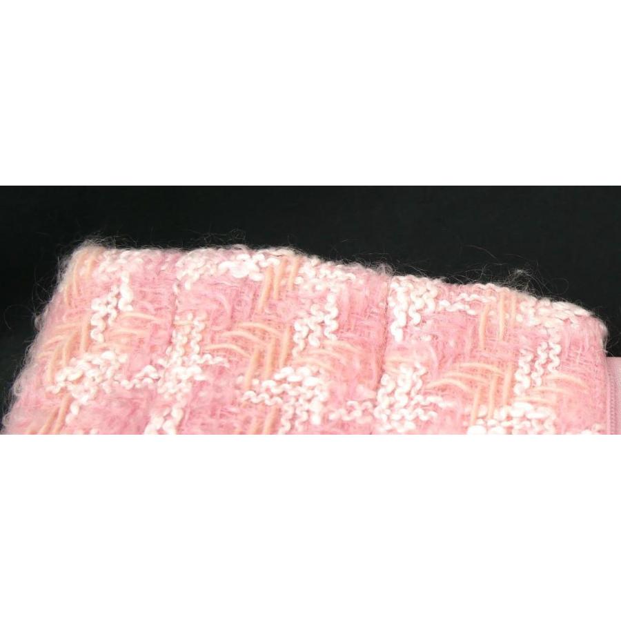 CHANEL（シャネル） ツイードタイトスカート ピンク 【中古】(69640