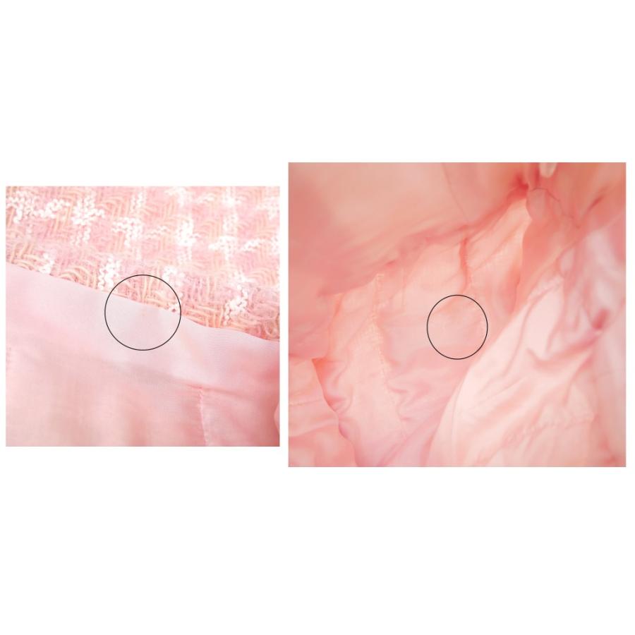 CHANEL（シャネル） ツイードタイトスカート ピンク 【中古】(69640