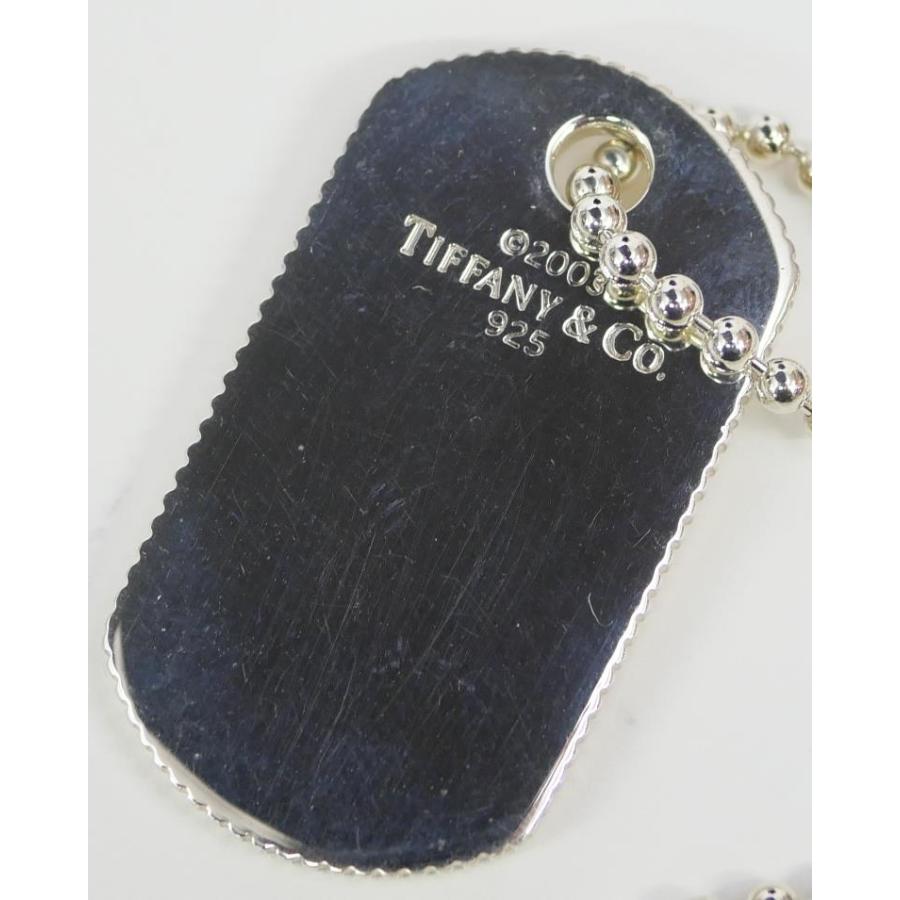 極美品 ティファニー ドッグタグ ID プレート ネックレス シルバー925 TIFFANY&Co. ティファニー コインエッジ ドッグタグ プレート