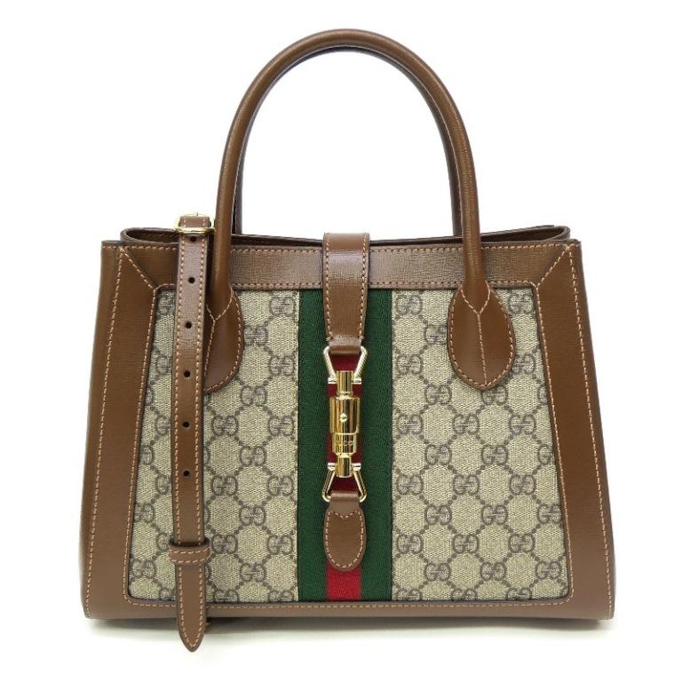 GUCCI（グッチ） ミディアムトートバッグ ジャッキー GGスプリーム