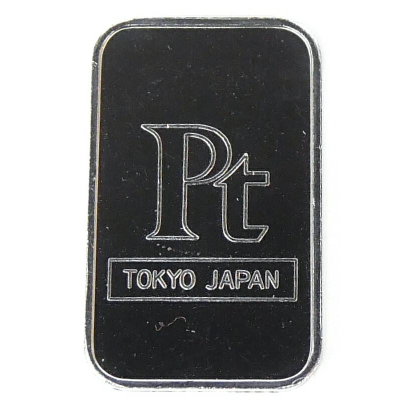 田中貴金属 純プラチナ インゴット プラチナバー ingot 10g 【中古